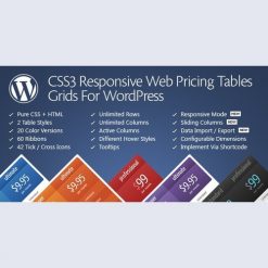 CSS3 Responsive Web Pricing Tables Grids v11.3