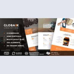 Globax v2.6 - Logistics WordPress Theme + Woocommerce