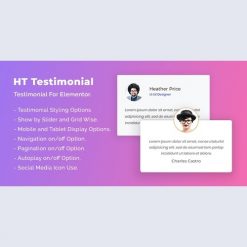 HT Testimonial For Elementor v1.0.1