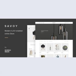 Savoy v2.5.1 - Minimalist AJAX WooCommerce Theme