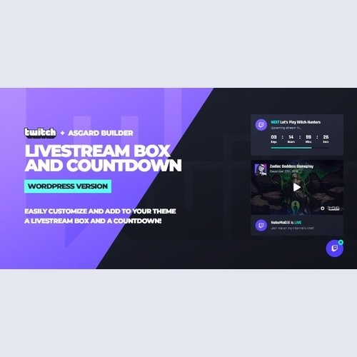 Twitch LiveStream Box and Countdown v1.1.1