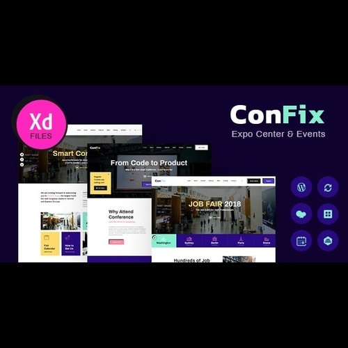 ConFix v1.0.2 - Expo & Events WordPress Theme