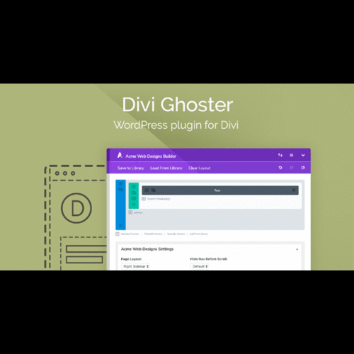 Divi Ghoster v5.0.11 - WordPress Plugin For Divi