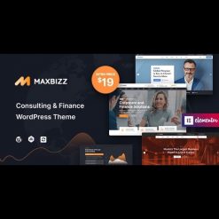 Maxbizz v1.0 - Consulting & Financial Elementor WordPress Theme