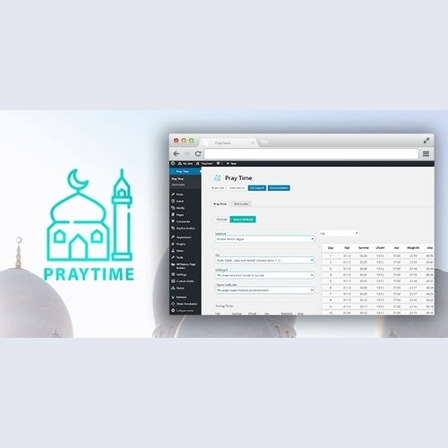 PrayTimes v1.0.1 - Islamic Prayer Time WordPress Plugin