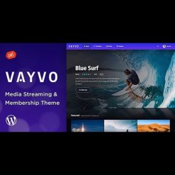 Vayvo v3.5 - Media Streaming & Membership Theme