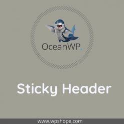 OceanWP Sticky Header