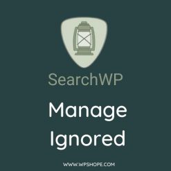 SearchWP Manage Ignored