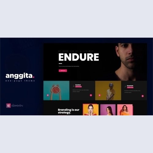 Anggita - One Page Portfolio Theme
