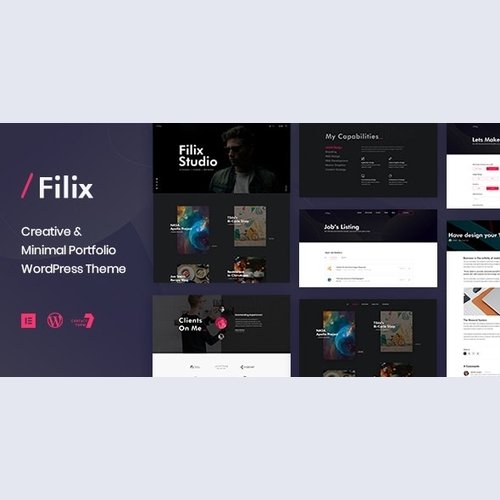 Filix - Creative Minimal Portfolio WordPress Theme