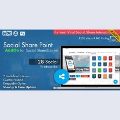 Social Share Point AddOn v1.1 - WordPress