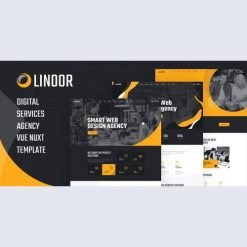 Linoor - Vue Nuxt Digital Agency Services Template
