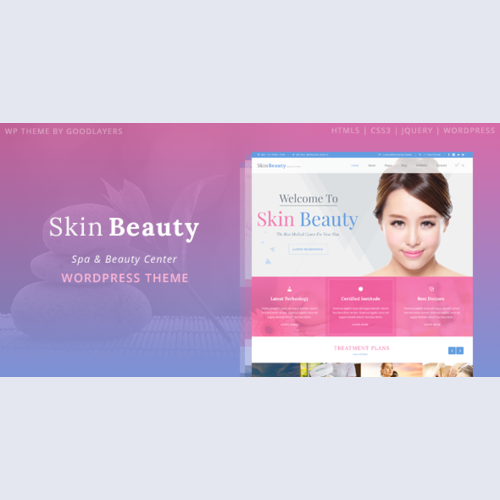 Skin Beauty - Beauty Spa Salon WordPress Theme