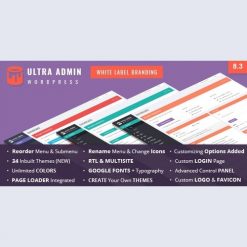 Ultra WordPress Admin Theme