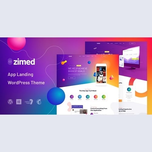 Zimed - App Landing WordPress Theme