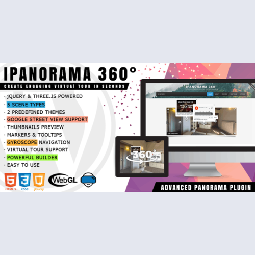 iPanorama 360° - Virtual Tour Builder for WordPress