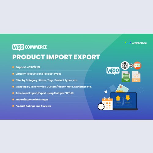 Product Import Export Plugin For WooCommerce - WebToffee