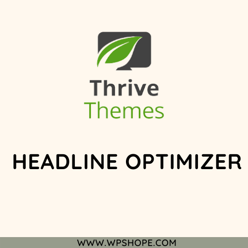 Thrive Plugin Headline Optimizer