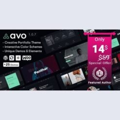 Avo - Creative Portfolio & Agency WordPress Theme