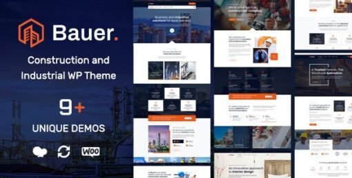 Bauer v1.17 - Construction and Industrial WordPress Theme