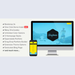 Heylone v2.2 - One Page Parallax WordPress Theme