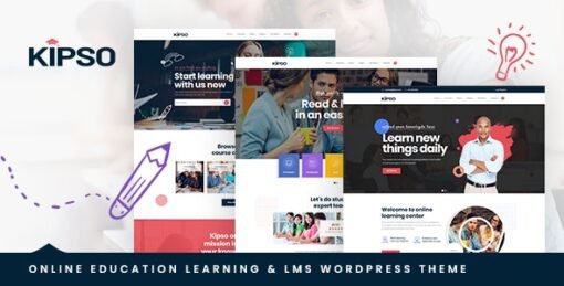 Kipso v1.2.1 - Education LMS WordPress Theme