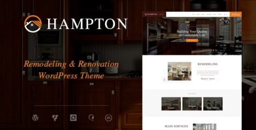 Hampton v1.1.8 - Home Design and House Renovation WordPress Theme