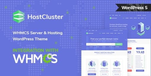 HostCluster v2.2 - WHMCS Server & Hosting WordPress Theme + RTL