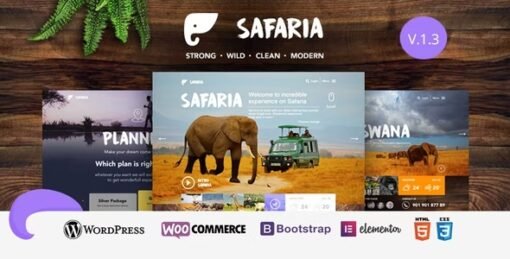 Safaria - Safari & Zoo WordPress Theme