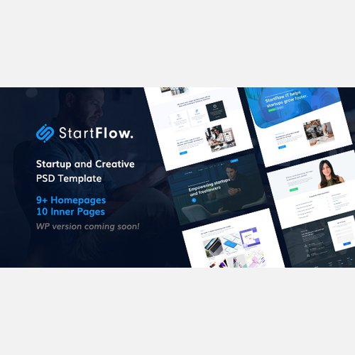 Start Flow v1.22 - Startup and Creative Multipurpose WordPress Theme Free Download