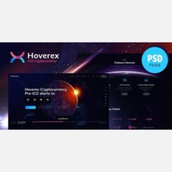 Hoverex v1.5.5 - Cryptocurrency & ICO WordPress Theme + Spanish Free Download