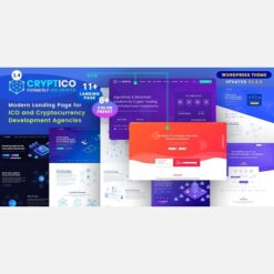 Cryptico - ICO Crypto Landing & Cryptocurrency WordPress Theme