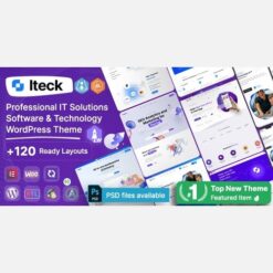 Iteck v1.1.3 - Software & Technology WordPress Theme Free Download