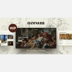 Ozeum v1.2.5 - Modern Art Gallery and Creative Online Museum WordPress Theme +RT Free Download