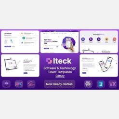 Iteck - Gatsby Software & Technology Template Free Download