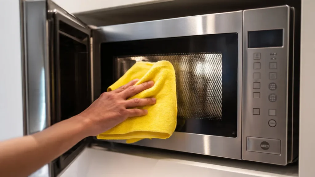 How to Clean the Individual Parts of Your Microwave
