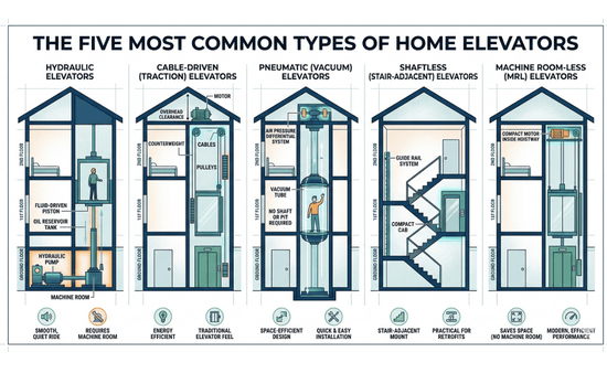 Types of Home Elevators