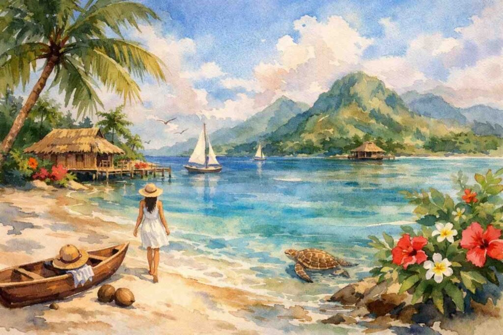 Why Watercolor Defines Island Life