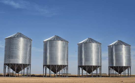 Modular Grain Bins with Advanced Aeration